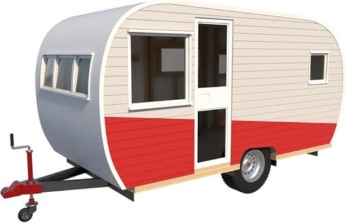 15' Teardrop Camper Trailer Plans - Build Your Own Tear Drop Camper RV in Saudi Arabia