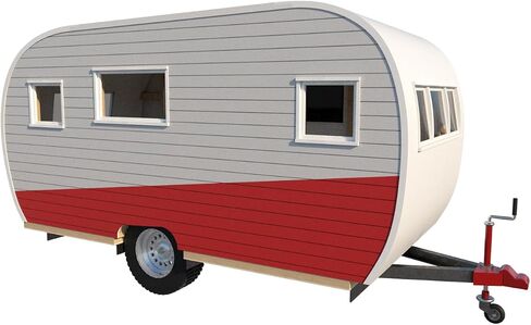 15' Teardrop Camper Trailer Plans - Build Your Own Tear Drop Camper RV in Saudi Arabia