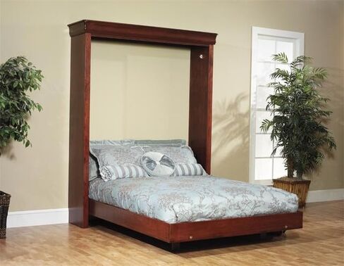 Queen Size Deluxe Murphy Bed Plans DIY Vertical Wall Bed Build Your own in Saudi Arabia