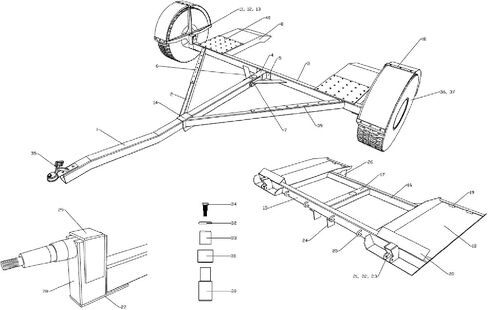Towing Dolly Plans - Build Your Own Car Tow Dolly Recovery System! in Kuwait