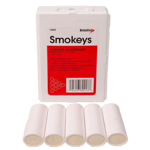 Diversitech 14250 Smokeys, 2-1/2Min BT, Pk of 5, White in Saudi Arabia