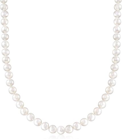 Ross-Simons Cultured Pearl Necklace with Sterling Silver Magnetic Clasp in Saudi Arabia