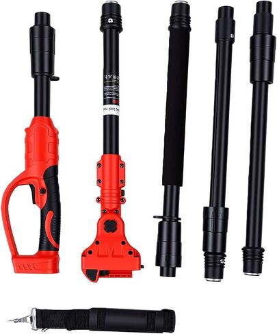Cordless Chainsaw Extension Pole 2.5m | 5-Section Tree Trimmer for 48-11-1835 Battery, 180° Rotating Head & Double Safety Lock in Kuwait