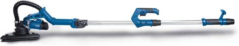 Scheppach Wall & Ceiling Sander DS930 | 710 W | Sanding plate Ø215 mm | Telescopic | Circular or triangular head | 4 m suction hose, adapters & abrasives included | 710W | Disc diameter 215 mm | telescopic | tilting | with 12 sanding discs and triangles | in Kuwait