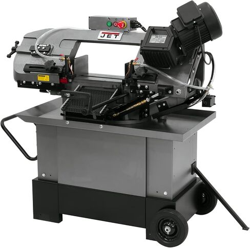 JET 7" x 10-1/2" Geared Head Mitering Metal Cutting Horizontal/Vertical Band Saw, 1 HP, 115/230V 1Ph (HVBS-710G) in Kuwait