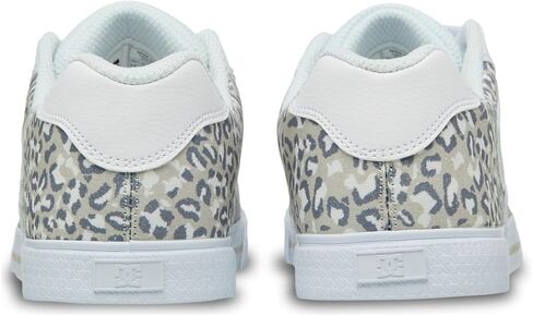 DC Shoes Women's Casual Low Chelsea Skate Shoes, White Cheetah, 8 US in Saudi Arabia