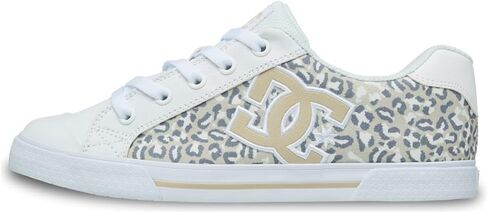 DC Shoes Women's Casual Low Chelsea Skate Shoes, White Cheetah, 8 US in Saudi Arabia