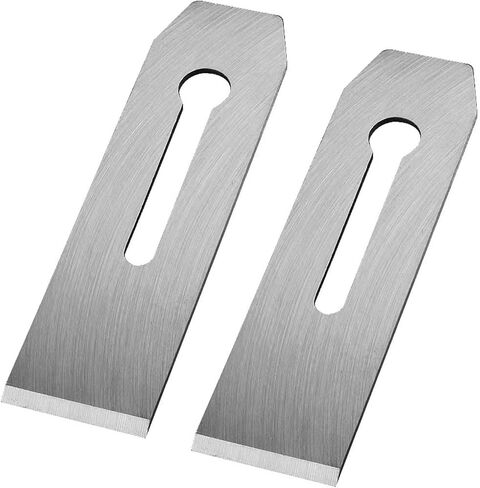 2PCS Hand Plane Blade Replacement, 51mm (2") High Speed Steel Planer Cutter for No.4 & No.5 Woodworking Bench Planes in Saudi Arabia
