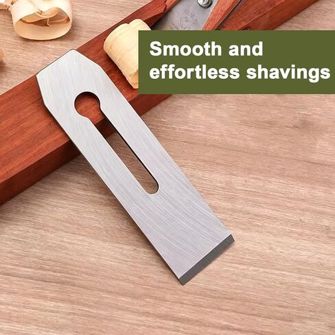 2PCS Hand Plane Blade Replacement, 51mm (2") High Speed Steel Planer Cutter for No.4 & No.5 Woodworking Bench Planes in Saudi Arabia