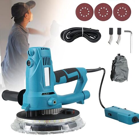 Dry Wall Sander with Integrated Vacuum, LED Lighting s, the Sander for Sanding Ceilings and Walls,100 Sandpaper Sheets Included in Saudi Arabia