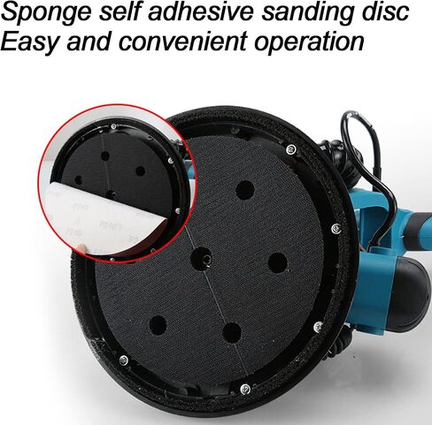 Dry Wall Sander with Integrated Vacuum, LED Lighting s, the Sander for Sanding Ceilings and Walls,100 Sandpaper Sheets Included in Saudi Arabia