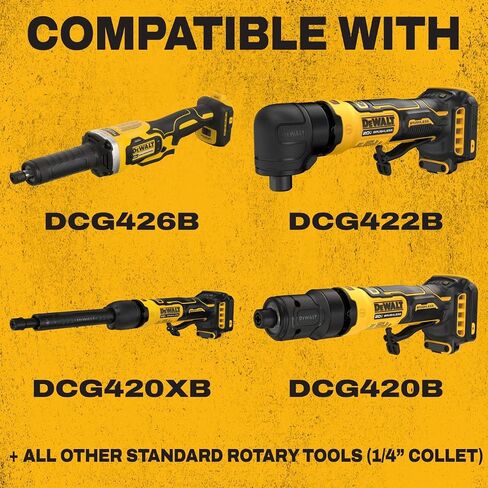 DEWALT DXCBTJSG5 SG-5 Double-Cut Carbide Burr, 1/4 in Shank, Metal Grinding | C10 tungsten carbide double-cut burr for steel, cast iron, stainless, and hardwood grinding; SG-5 shape uses a 1/4 in shank. in Kuwait