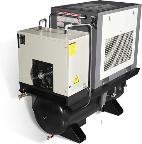 MechMaxx 20HP Combined Rotary Screw Air Compressor with Dryer & 105-Gal ASME Tank | 78 CFM, 116 PSI, 460V 3-Phase – Industrial Grade,Model ML2046 in Kuwait