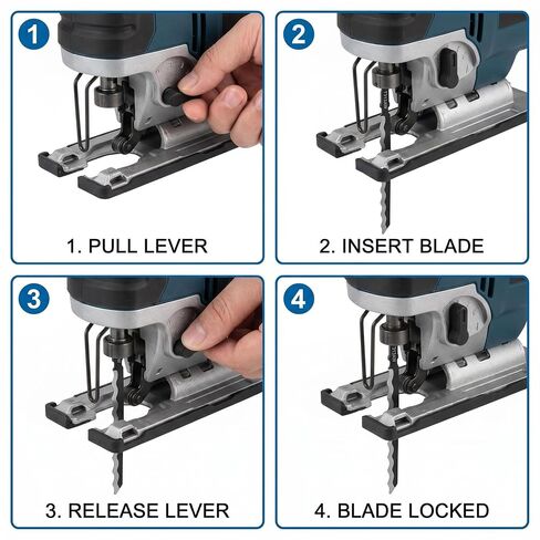 (Pack of 5) T313AW3 Woodworking T-Shank high Carbon Steel Jigsaw, Suitable for Cutting Soft Materials Such as Cardboard, Leather, and Carpet. Total Length 6 inches, Working Length 5 inches. in Kuwait