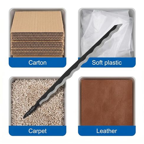 (Pack of 5) T313AW3 Woodworking T-Shank high Carbon Steel Jigsaw, Suitable for Cutting Soft Materials Such as Cardboard, Leather, and Carpet. Total Length 6 inches, Working Length 5 inches. in Kuwait