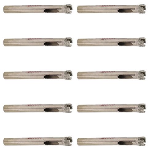 Garosa Hole Opener Bit Set, High Speed Steel Hole Saw Drill Bits 6mm Round Shank, 10PCS for Glass Marble Tile Ceramic Stone Drilling for Woodworking Users in Kuwait