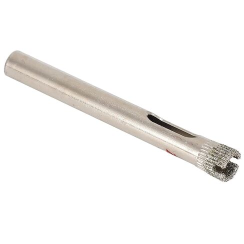 Fafeicy Hole Opener Bit, High Speed Steel Hole Saw Drill Bits 6mm Round Shank, 10Pcs for Glass Marble Tile Drilling, Clean Cutting for Woodworking Repair and Installation in Kuwait