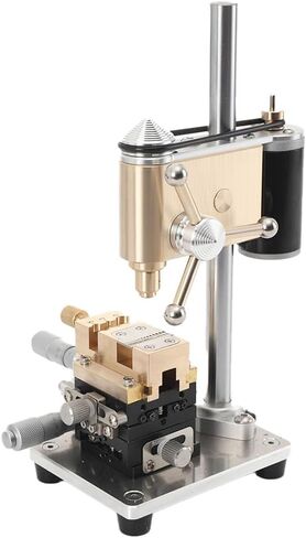 Watchmaker Tools Mini Benchtop Drill Press, Multifunction Precision Bench Crown Punch, Portable Bench Drilling Machine Drill, Remove Broken Screws from Movement Plate in Kuwait