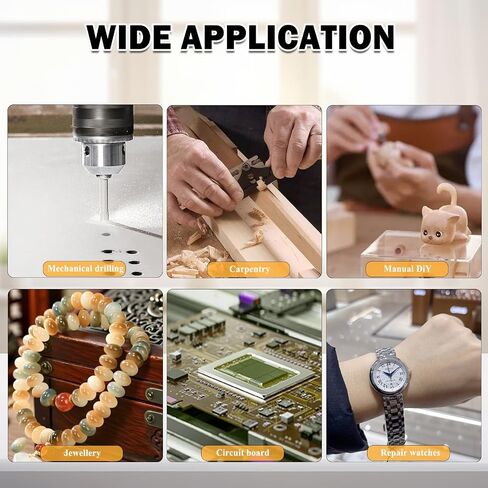 Watchmaker Tools Mini Benchtop Drill Press, Multifunction Precision Bench Crown Punch, Portable Bench Drilling Machine Drill, Remove Broken Screws from Movement Plate in Kuwait