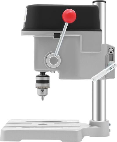 340W Iron Bench Drill Press, 6.69 '' Portable Drill Press Table, 0.98'' Precision Adjustable 3 Speed Tabletop Drilling Machine Kits Brushed Pure Copper Motor Hexagon Wrenches for Wood Metal in Kuwait
