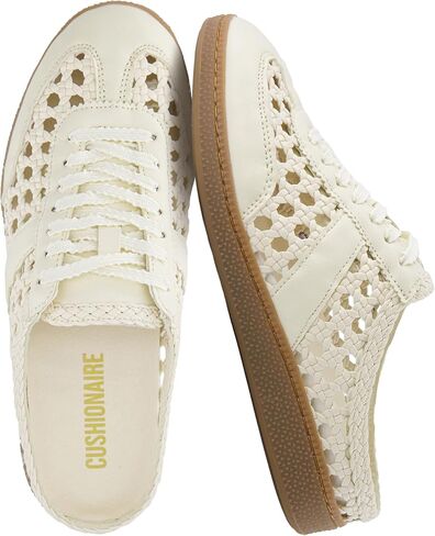 CUSHIONAIRE Buffy Woven Slip On Backless Sneaker Mules for Women in Kuwait