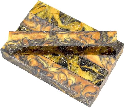 Legacy Woodturning, Premium Resin Pen Blank - Gold Rush, 5 Pack in Kuwait