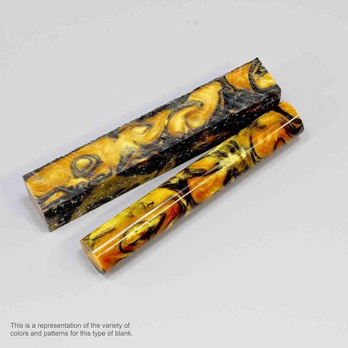 Legacy Woodturning, Premium Resin Pen Blank - Gold Rush, 5 Pack in Kuwait