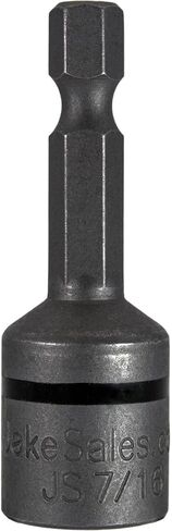 1/4-Inch Magnetic Hex Head Driver Bit w/Quick Change Shank - Used for Installing Screws, Nuts, Bolts, etc. - Commonly Used for Metal Roofing Screws - (5 PACK) in Kuwait
