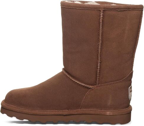 BEARPAW Women's Elle Short Winter Boot | 8" Suede Shoes, Sheepskin & Wool Blend Lining, Comfortable Boots in Kuwait