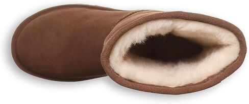 BEARPAW Women's Elle Short Winter Boot | 8" Suede Shoes, Sheepskin & Wool Blend Lining, Comfortable Boots in Kuwait