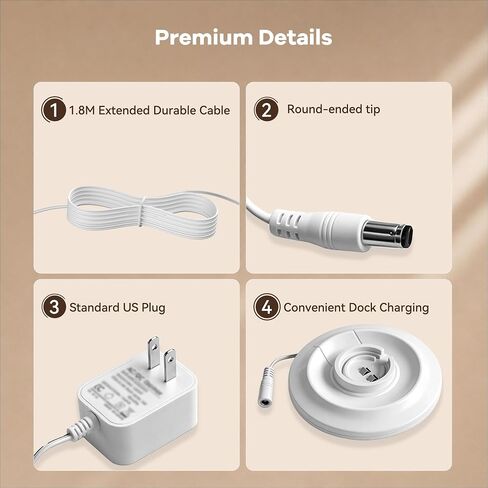 Charging Dock Fit for Black & Decker CHV1410L Dustbuster Handheld Vacuum | 23V Dock Charger, Replacement P/N: 90571319, Charger Base Station, Cordless Vacuum Cleaner in Kuwait