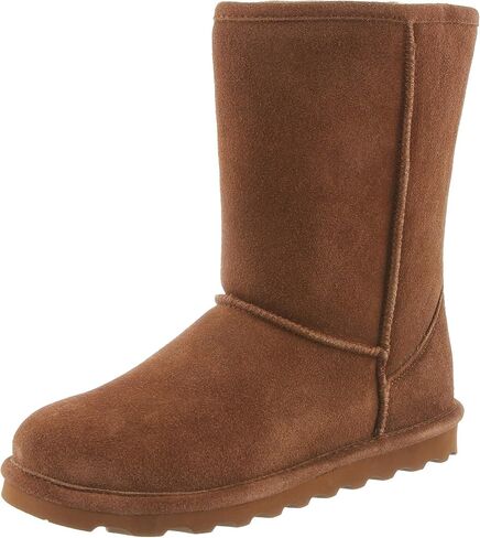 BEARPAW Women's Elle Short Winter Boot | 8" Suede Shoes, Sheepskin & Wool Blend Lining, Comfortable Boots in Kuwait