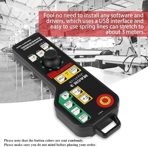 CNC Controller, USB Handbrake, Mach3, 6-axle CNC Engraving Machine Manual Controller with USB Connector for Mach 3 Manual Controller in Kuwait