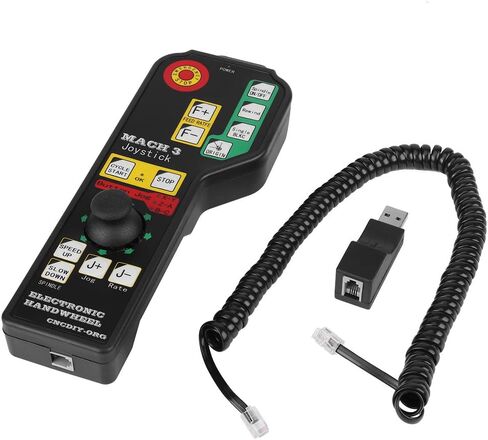 CNC Controller, USB Handbrake, Mach3, 6-axle CNC Engraving Machine Manual Controller with USB Connector for Mach 3 Manual Controller in Kuwait