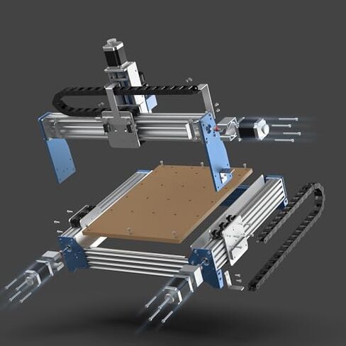 Genmitsu CNC Router Machine PROVerXL 4030 for Wood Metal Acrylic MDF Carving + 39" x 40" (1000 x 1020mm) XY-Axis Extension Upgraded Accessories Kit in Kuwait