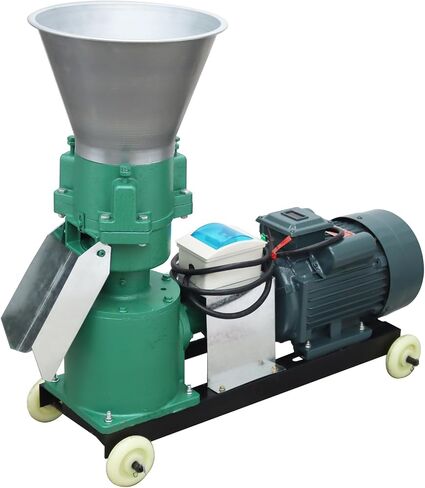 INTSUPERMAI 6mm Animal Pellet Feed Mill Machine with 3 Head Rollers Animal Food Maker Feed Granulator Machine Pellet Mill Machine for Fish Chicken Duck Rabbit 220V 200KG/H in Kuwait