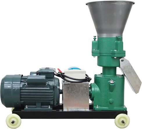 INTSUPERMAI 6mm Animal Pellet Feed Mill Machine with 3 Head Rollers Animal Food Maker Feed Granulator Machine Pellet Mill Machine for Fish Chicken Duck Rabbit 220V 200KG/H in Kuwait