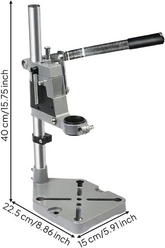Generic Drill Press Clamp Stand Holder Base Mount With Handle And Built In Depth Scale For Consistent Results Suitable for workshop projects carpentry metalwork home fixes in Kuwait