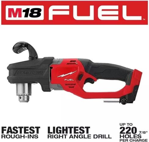 2807-20 for Milwaukee M18 1/2" Power Right Angle Drill | Length 15.6 in Width 3.7 in Height 6.5 in in Kuwait