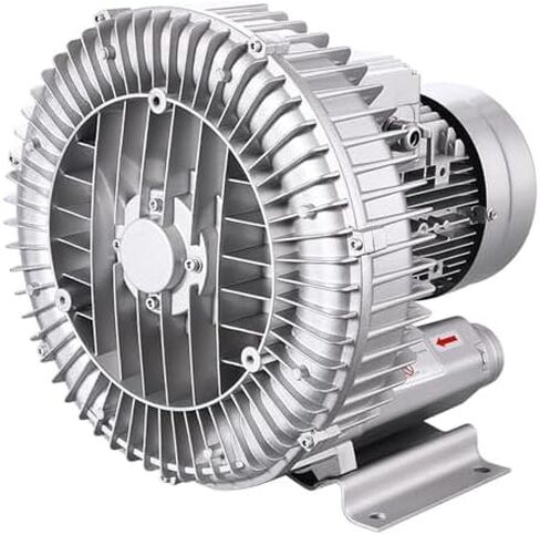 Multi-Use Regenerative Ring Pump High Pressure Vortex Blower Industrial High-Pressure Equipment，High-Pressure Vortex Blower 120W-1100W, 220V Single Phase, for Efficient Air Blowing & Suction in Kuwait