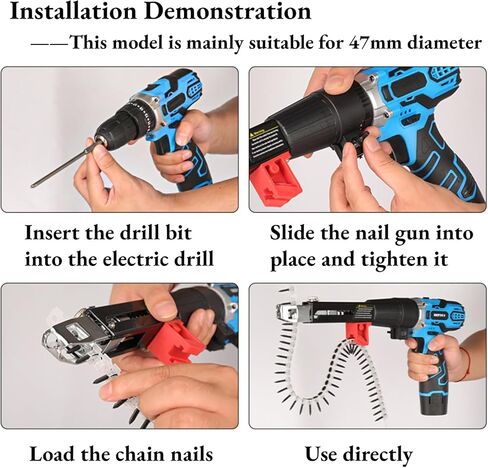 Electric Auto Feed Screw Gun for Gypsum Board, Collated Nail Gun, Automatic Screw Tightening Tool for Wall & Ceiling Installation, Efficient & Easy to Use in Kuwait