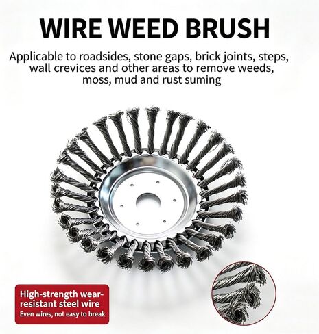 Wired Trimmer Blade Unbreakable for Husqvarna 553RBX, Steel Wire Cutter Trimmer Rotary Brush Weed Head Adapter Kit Moss Grass Rust in Kuwait