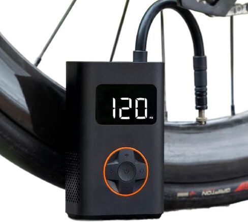 BIKASE N3 Pro Portable Tire Inflator for Ebikes, Compact Car, 1Min Fast Inflate Electric Bike Pump with Digital Tire Pressure Gauge, 150PSI Air Compressor for Electric Bikes, Motorcycle, Balls in Kuwait