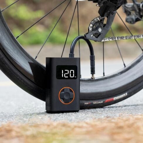 BIKASE N3 Pro Portable Tire Inflator for Ebikes, Compact Car, 1Min Fast Inflate Electric Bike Pump with Digital Tire Pressure Gauge, 150PSI Air Compressor for Electric Bikes, Motorcycle, Balls in Kuwait