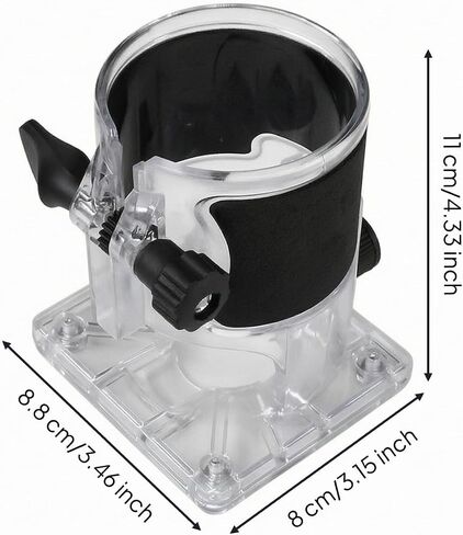 Trim Router Base Cover Padded Grip Router Base Cover Polycarbonate Power Tool Accessory in Kuwait