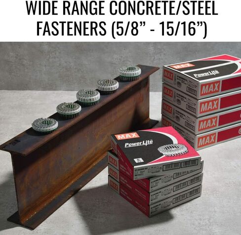 MAX USA PowerLite HN25C High Pressure Concrete Pinner up to 1" in Kuwait