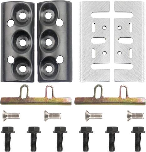 3-1/4" 82mm 2-set carbide planer inserts + insert holder set, suitable for N1900B KP0800 LXPK01, DeWalt CP580 D26676, D26677K DW6655 DW680, Bosch 1594 PL1682 and other models in Kuwait