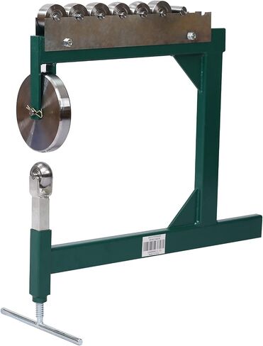 Benchtop English Wheel Metal Shaping Tool - 16 Gauge Steel Plate Shaper | Powerful Shaping: Smoothly curves 16 gauge steel and 14 gauge aluminum plates in Kuwait