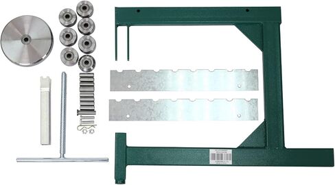 Benchtop English Wheel Metal Shaping Tool - 16 Gauge Steel Plate Shaper | Powerful Shaping: Smoothly curves 16 gauge steel and 14 gauge aluminum plates in Kuwait