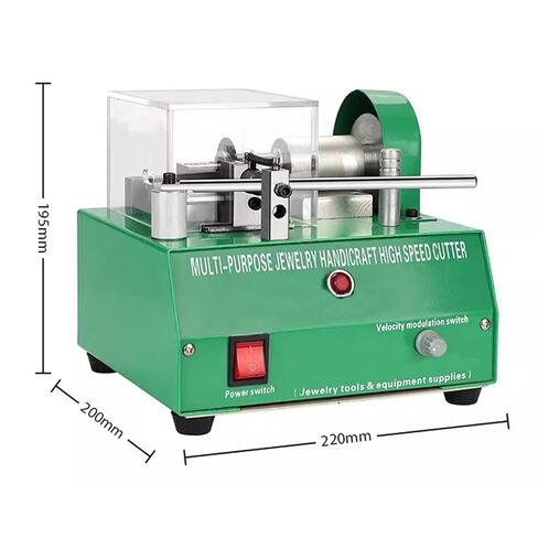 Silver/Copper Jewelry Line Cutting, Mini Motorized Lathe Machine, Adjustable Speed, Thin Tube/Bracelet Cutting Tool, for Jewelry Processing in Kuwait
